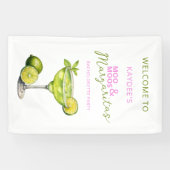 MooMoos & Margaritas Junggesellinnen Abschieds-Wil Banner (Horizontal)