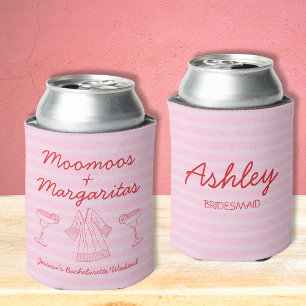 Moomoos & Margaritas Pink & Red Bachelorette Dosenkühler
