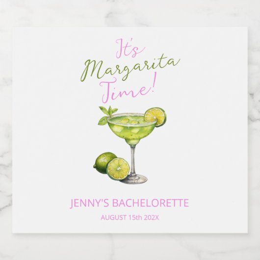 MooMoos und Margaritas Junggesellinnenabschied Wil Alkoholflaschenetikett (Einzelnes Label)