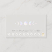 Moon 10 Punch Kundentreue Termin Visitenkarte (Vorderseite)