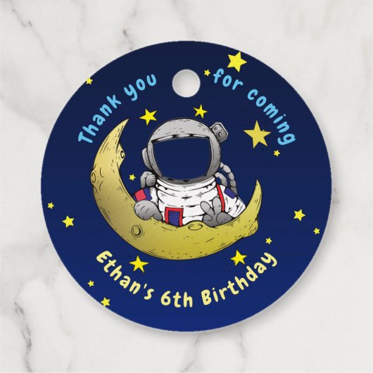 Moon Adventure Geschenkanhänger (Rückseite)