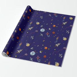 Moon Adventure Geschenkpapier