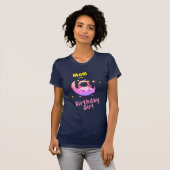 Moon Adventure Mama des Birthday Girl T - Shirt (Vorne ganz)