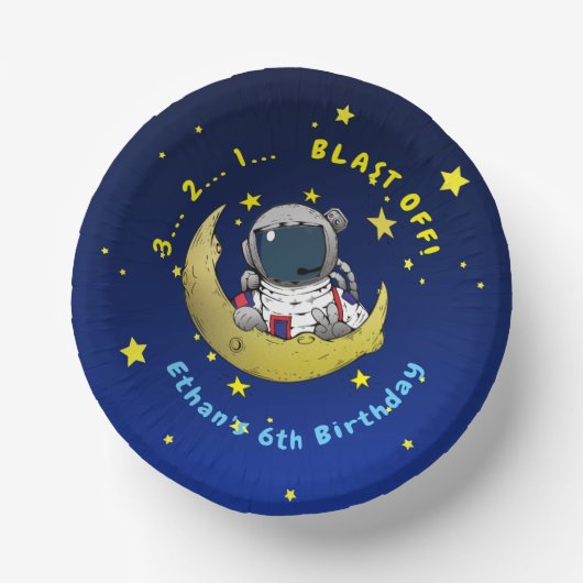 Moon Adventure Pappteller (Vorderseite)