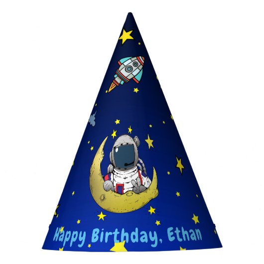 Moon Adventure Party Hat Partyhütchen (Vorderseite)