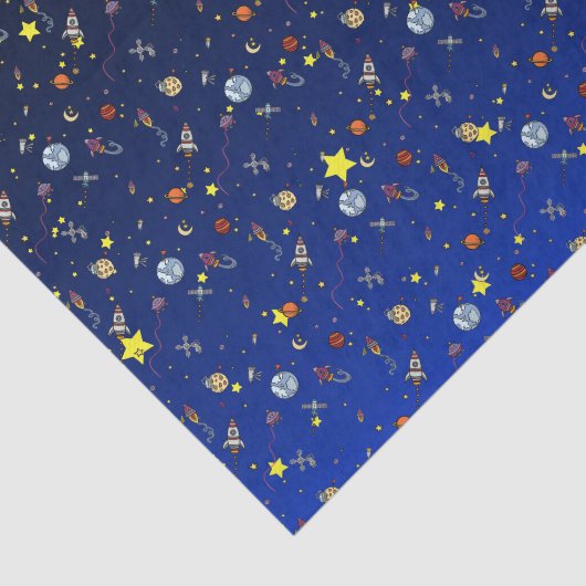 Moon Adventure Seidenpapier (Ausschnitt)