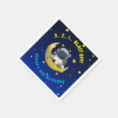 Moon Adventure Serviette (Ecke)