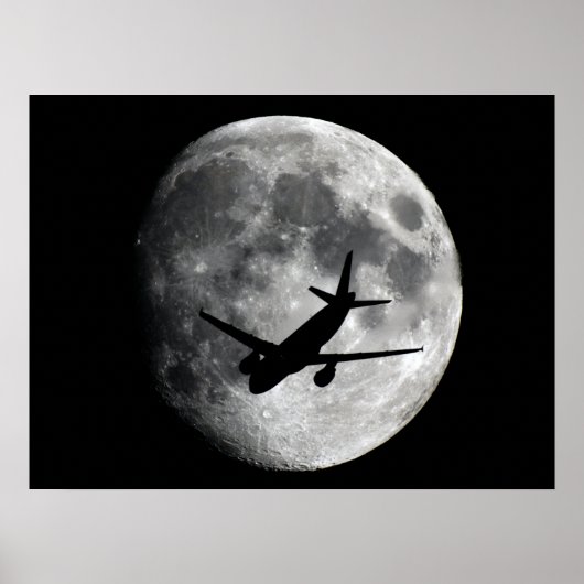Moon Aircraft Poster (Vorne)