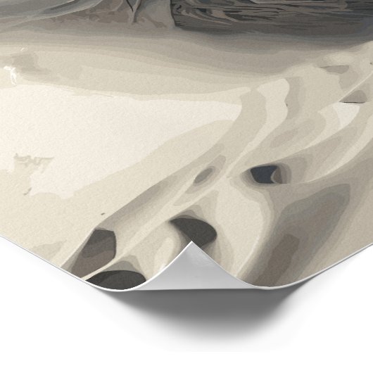 Moon Alien Poster (Ecke)