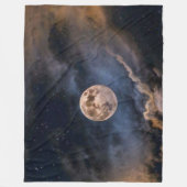 MOON AM NACHT FLEECEDECKE (Vorderseite)
