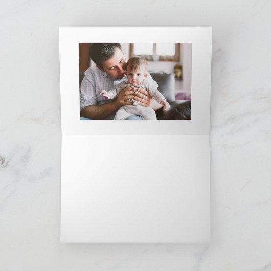 Moon and Back Liebe You Vaters Day Karte (Innenseite)