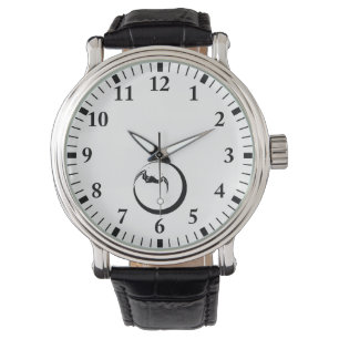 Moon and Bat Armbanduhr