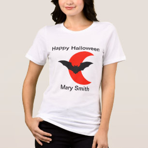 Moon and Bat Tri-Blend Shirt