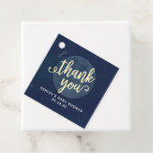 Moon and Cow Favor Tag Geschenkanhänger (Beispiel)