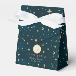Moon and Gold Stars Moon Baby Dusche Geschenkschachtel