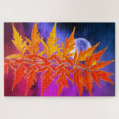 Moon and Leaf Puzzle (Horizontal)