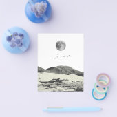 Moon and Mountain Mwall Art Flyer (Einzeln)