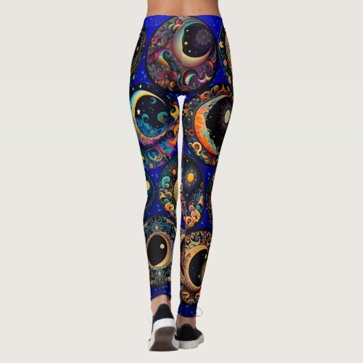 Moon and Star Celestis Leggings - Night Sky (Rückseite)