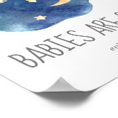 Moon and Stars Babies sind süß Genießen Sie eine L Poster (Ecke)