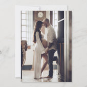 Moon and Stars Baby Dusche Foto Danke Karte (Rückseite)