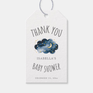 Moon and Stars Baby Dusche Gefallen Tag Geschenkanhänger