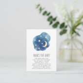Moon and Stars Baby Girl Books for Baby Begleitkarte (Stehend Vorderseite)