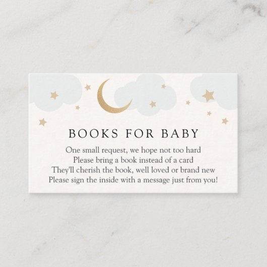 Moon and Stars Books for Baby insert card (Vorderseite)