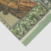 Moon and Stars by Alphonse Mucha Seidenpapier (Ausschnitt)