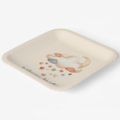 Moon and Stars Celestial Baby Shower Theme Pappteller (Gewinkelt)