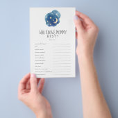 Moon and Stars, die Mommy Best Trivia Game kennen Flyer (Handgriff)