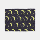 Moon and Stars Fleece Blanket (Vorderseite (Horizontal))