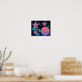 Moon and Stars Foto Frame Poster (Küche)