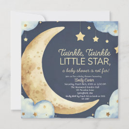 Moon and Stars Kinderdusche - Dreamame Nacht Einladung