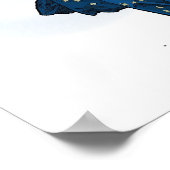 Moon and Stars Mucha redo Poster (Ecke)