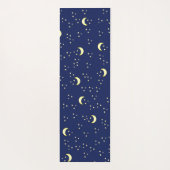Moon and Stars Night Moonchild Muster Yogamatte (Rückseite)
