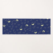 Moon and Stars Night Moonchild Muster Yogamatte (Vorderseite (Horizontal))