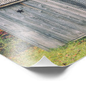 Moon and Stars Outhouse Fotodruck (Ecke)