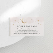 Moon and Stars Pink Books for Baby insert card