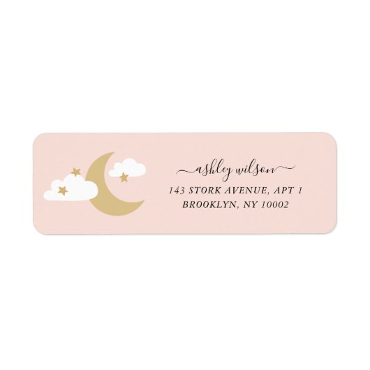 Moon and Stars Script Moderne Skripte Gold und Ros (Vorne)