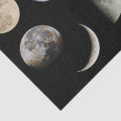 Moon and Stars Seidenpapier (Ausschnitt)