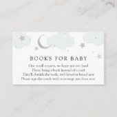 Moon and Stars Silver Books for Baby insert card (Vorderseite)