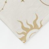 Moon and Stars Sky Bohemisch Blanket Fleecedecke (Ecke)