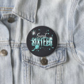 Moon and Stars Sweet 16 Aquamarin/Blk ID788 Button (Beispiel)
