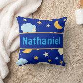 Moon and Stars Throw Kissen (Decke)