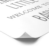 Moon and Stars Twinkle Twinkle Little Star Willkom Poster (Ecke)