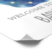 Moon and Stars Wir sind über dem Mond und Begrüßun Poster (Ecke)