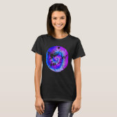 Moon and Wolf Wolves Wildtiere T-Shirt (Vorne ganz)