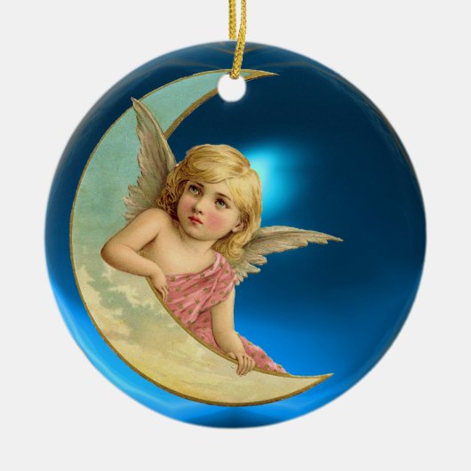 MOON ANGEL KERAMIKORNAMENT (Vorne)