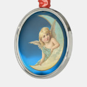 MOON ANGEL SILBERNES ORNAMENT (Links)