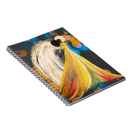 Moon Angel - SpiralNotebook Notizblock (Rechte Seite)